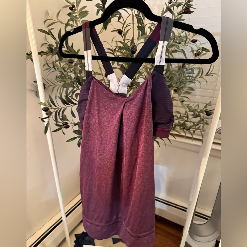 Lululemon Purple Strappy workout top